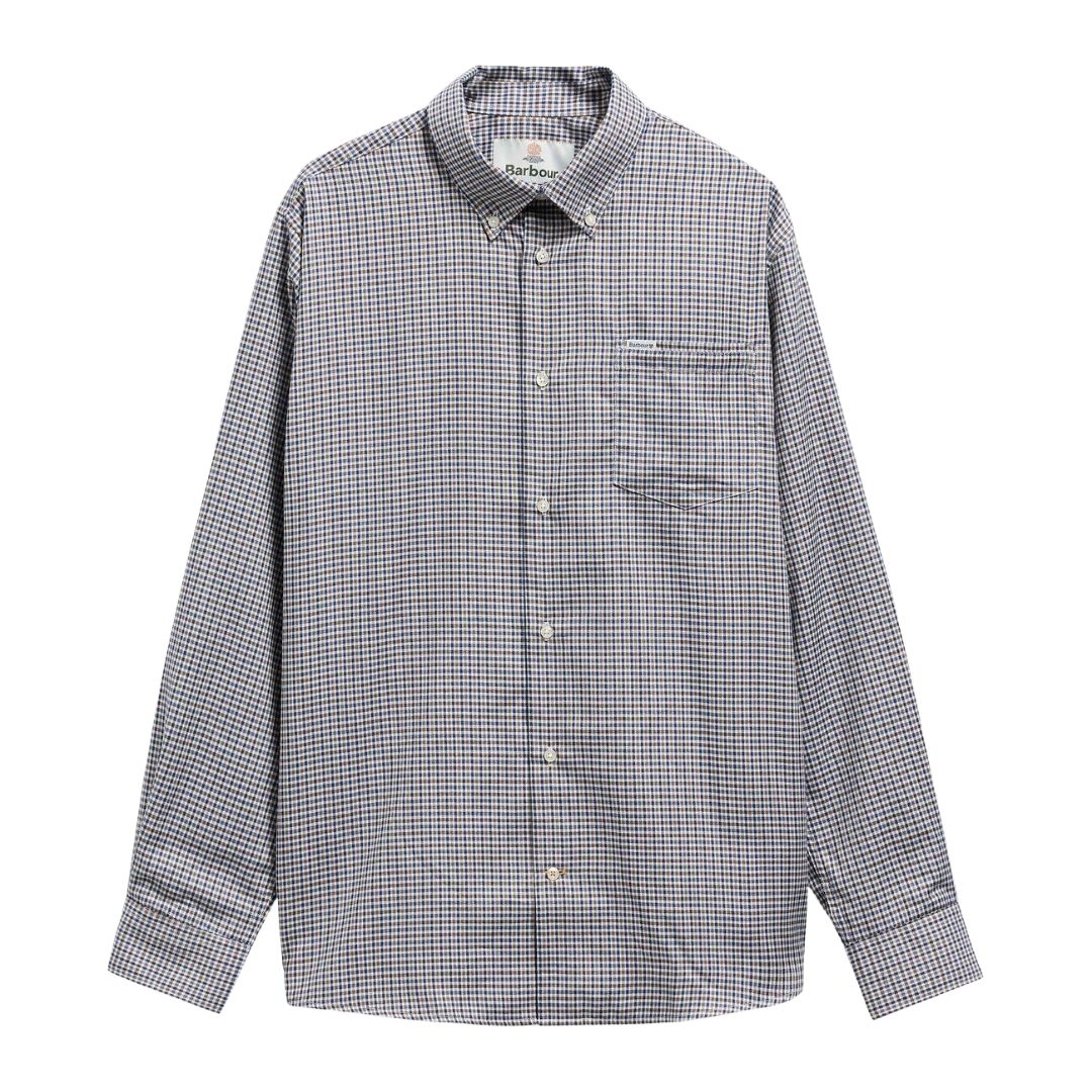 Barbour Barnard Check Shirt - Deep Blue