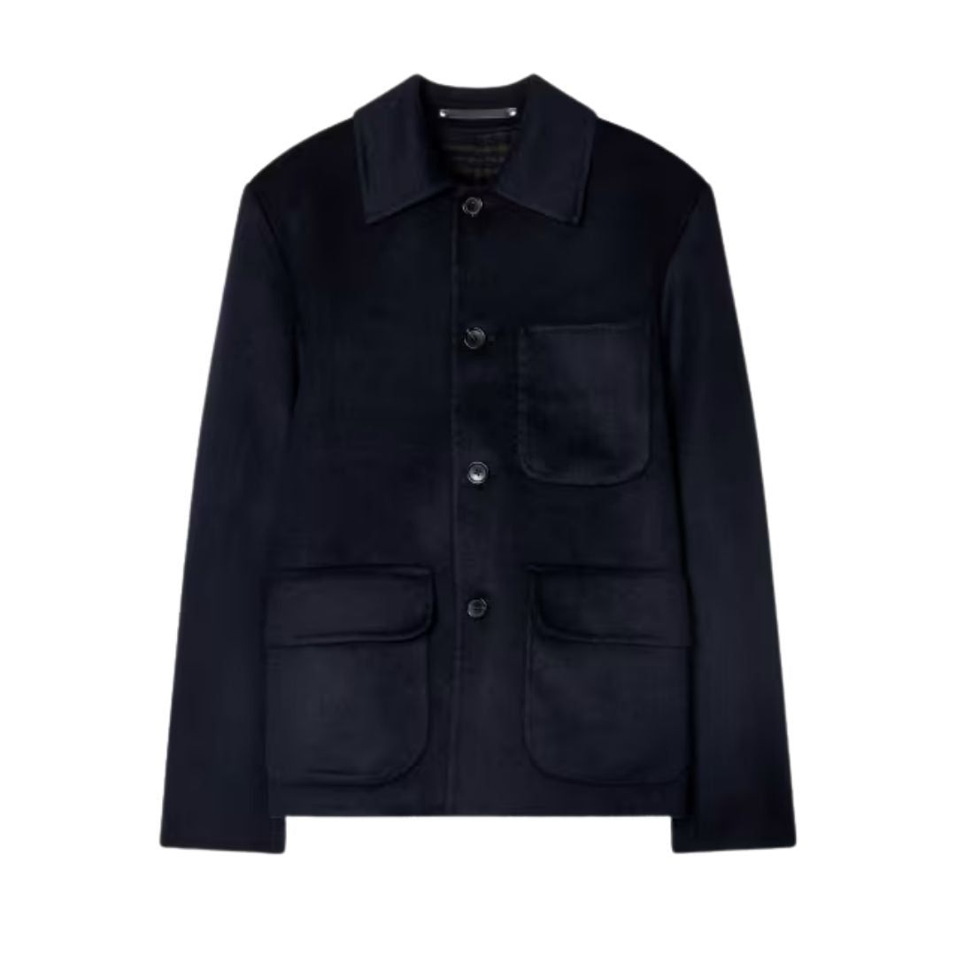 Paul Smith Wool-Blend Chore Jacket – Blue