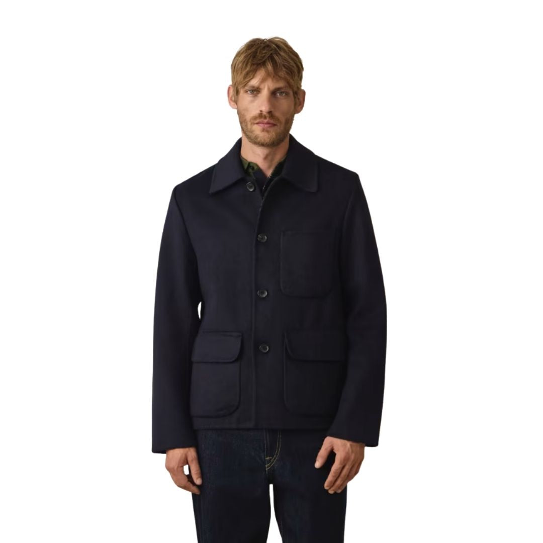 Paul Smith Wool-Blend Chore Jacket – Blue