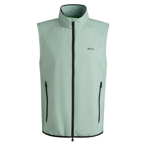 BOSS Green Water-Repellent Golf Gilet – Green