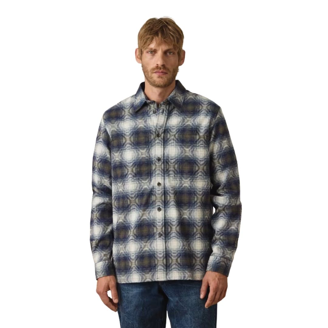 Paul Smith L/S Casual Fit Pocket Shirt - Blue