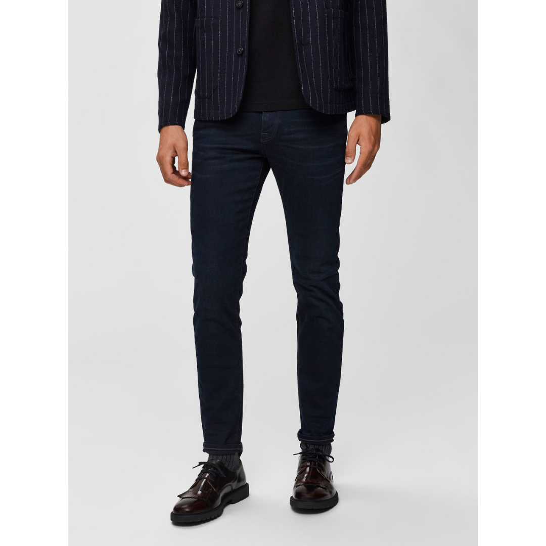 Selected Homme Slim Fit Jeans - Blue Black