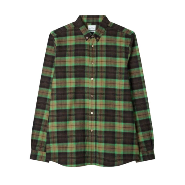 Paul Smith L/S Regular Fit Shirt BD - Green