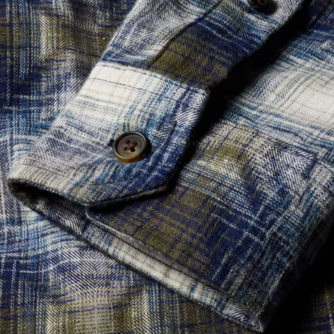 Paul Smith L/S Casual Fit Pocket Shirt - Blue