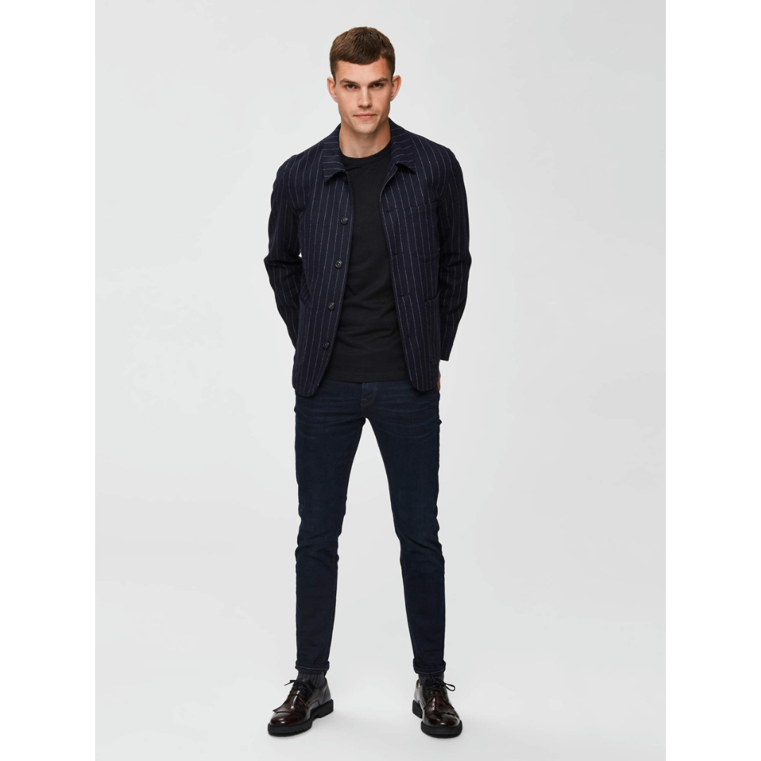 Selected Homme Slim Fit Jeans - Blue Black