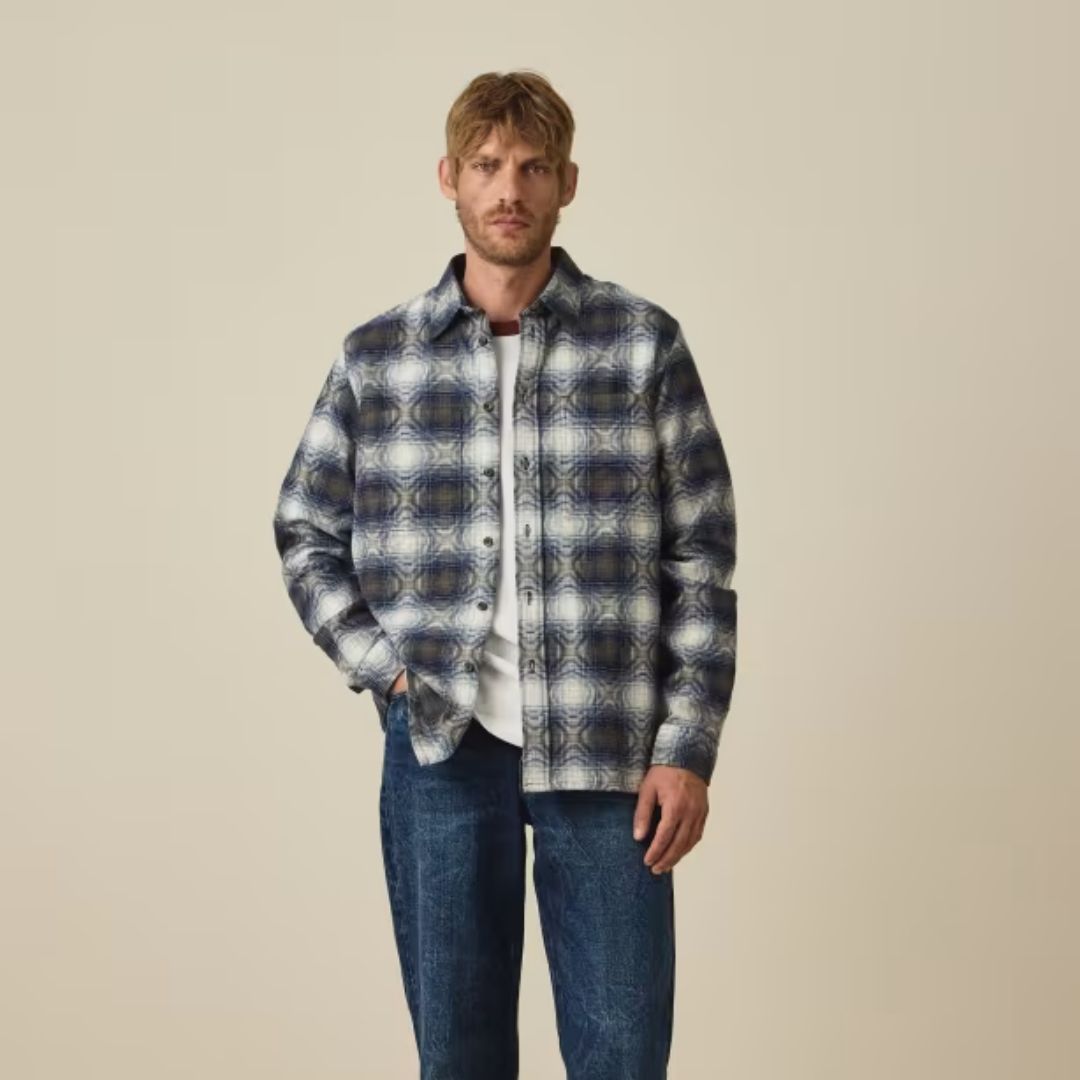 Paul Smith L/S Casual Fit Pocket Shirt - Blue