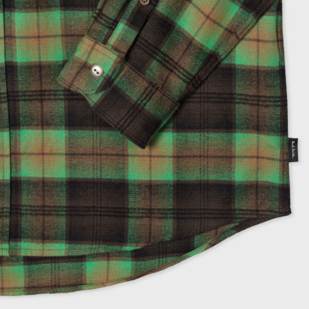 Paul Smith L/S Regular Fit Shirt BD - Green
