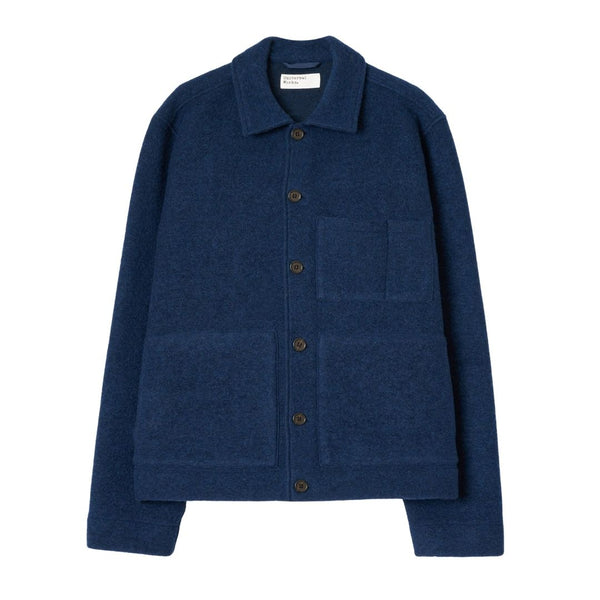 Universal Works Uniform Fleece Jacket - Indigo