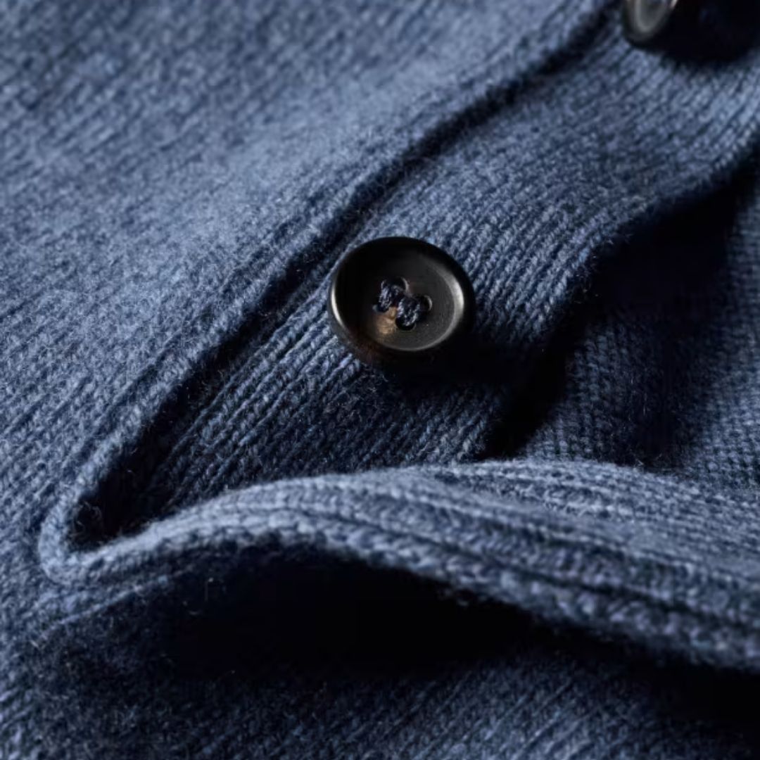 Paul Smith Sweater L/S Polo - Blue