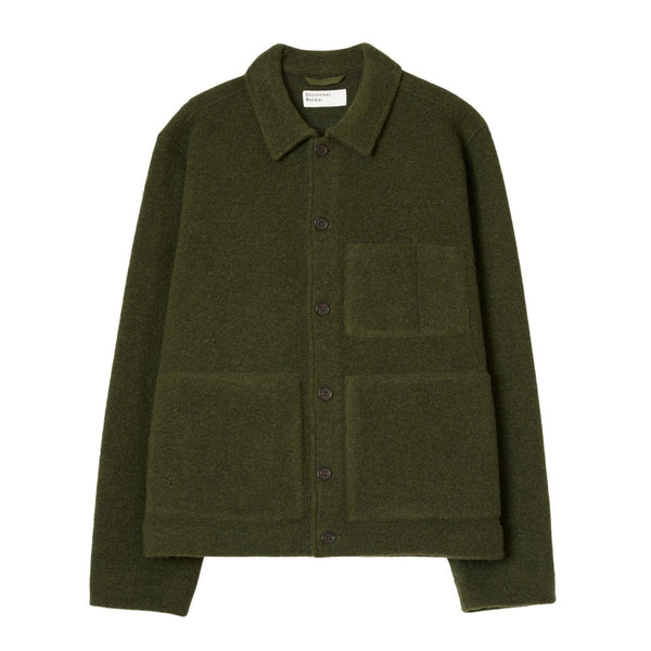 Universal Works Uniform Fleece Jacket - Olive