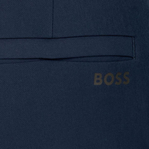 Boss Green Commuter Water-Repellent Stretch Fabric Trousers - Dark Blue