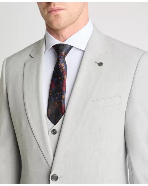 Remus Uomo Light Grey Palucci Mix + Match Suit Jacket - Grey