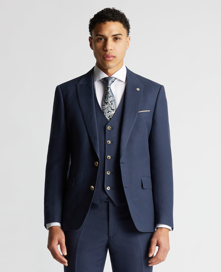 Remus Uomo Peppe Suit Jacket - Blue