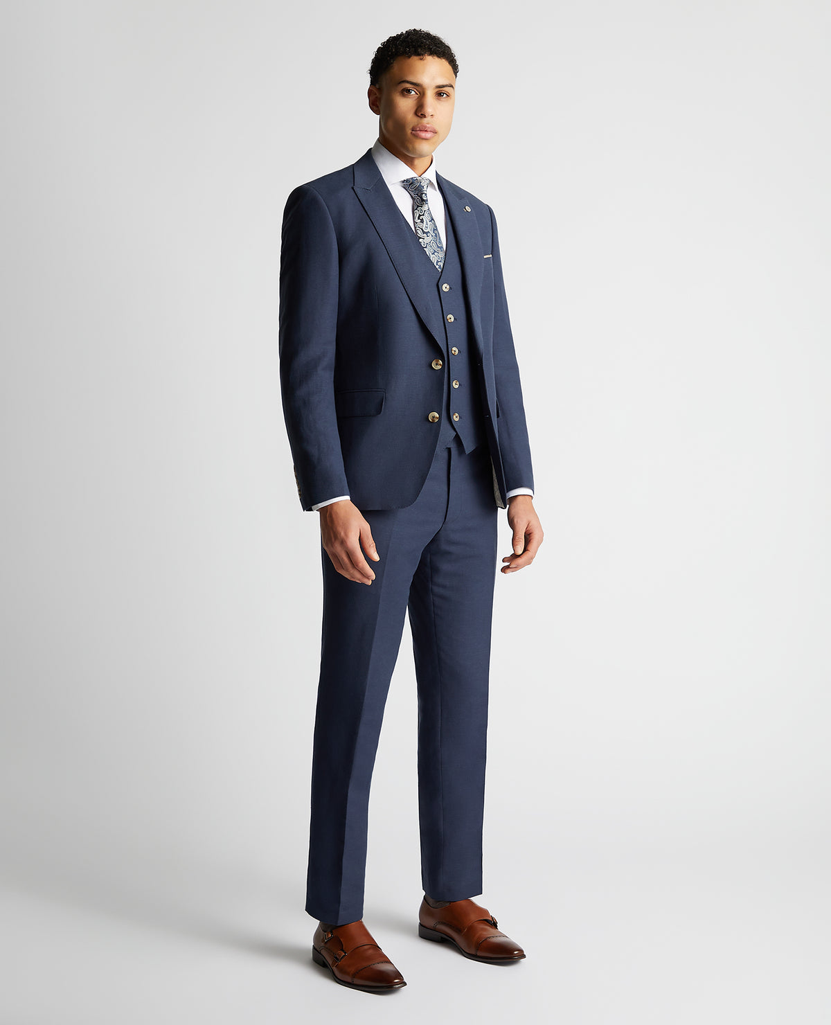 Remus Uomo Peppe Suit Jacket - Blue