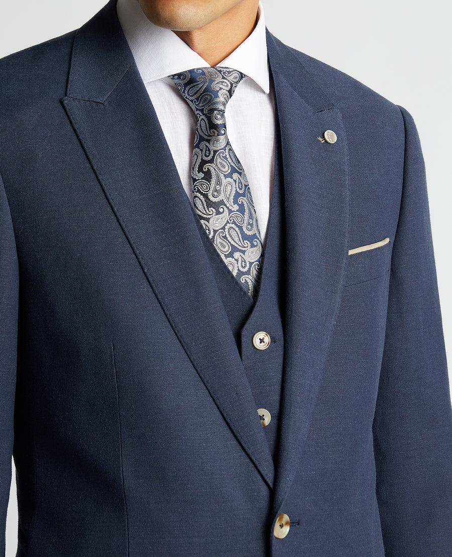 Remus Uomo Peppe Suit Jacket - Blue