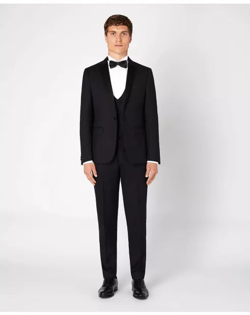 Remus Uomo Black Rocco Mix + Match Suit Jacket - Black