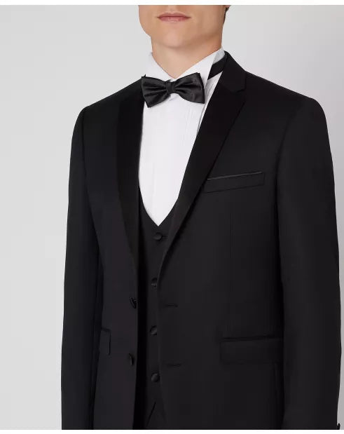 Remus Uomo Black Rocco Mix + Match Suit Jacket - Black
