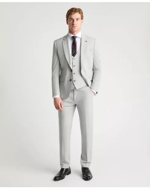 Remus Uomo Light Grey Palucci Waistcoat - Grey