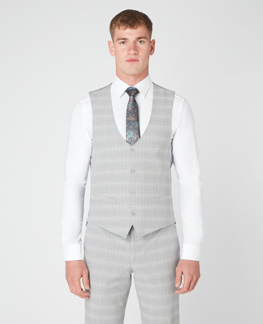 Remus Uomo Lanito Waistcoat - Grey