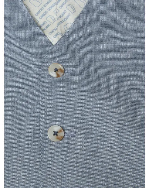Remus Uomo Petro Waistcoat - Blue