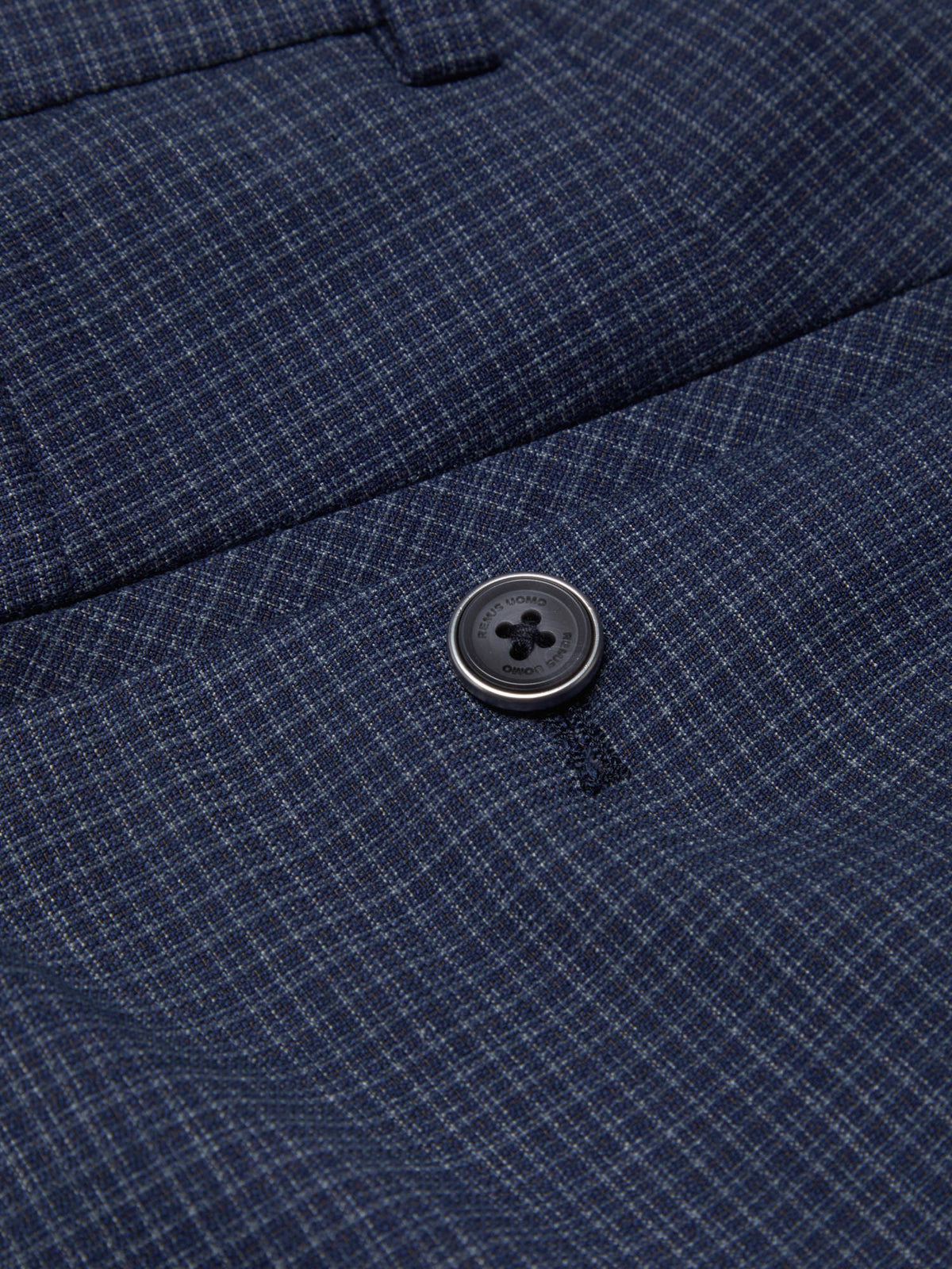 Remus Uomo Massa Formal Trousers - Blue