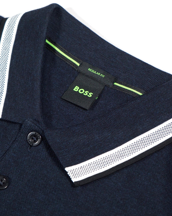 Boss  Paddy polo shirt in cotton piqué - Navy