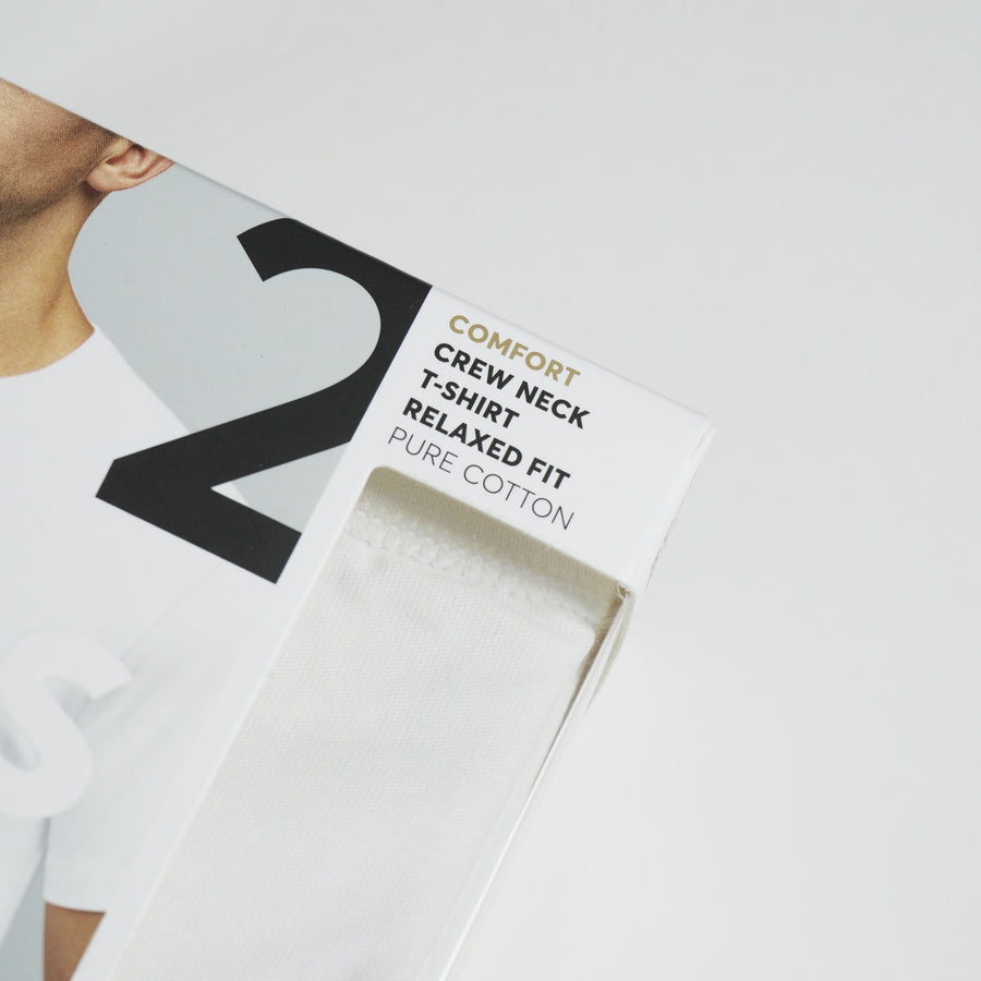 BOSS 2-Pack Relaxed Fit T-Shirts – White