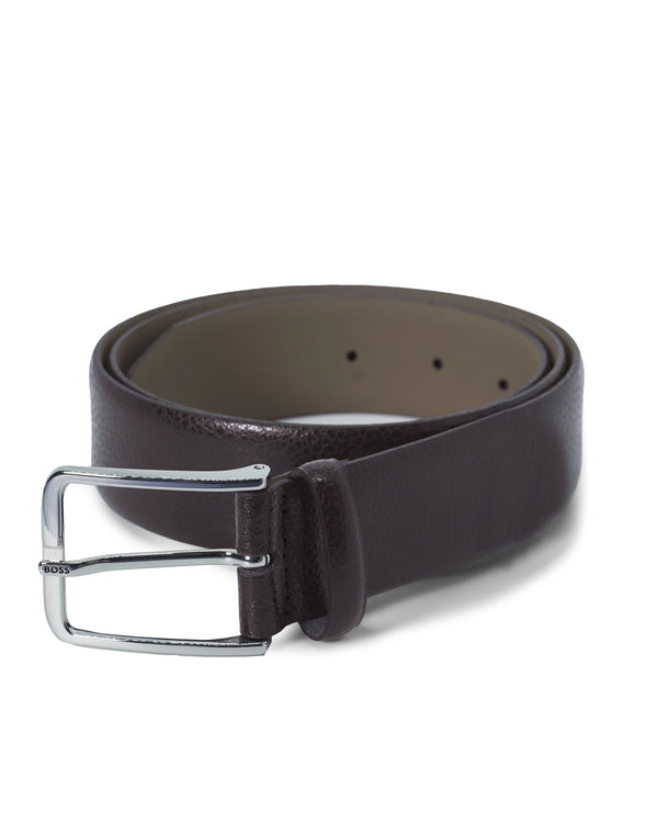 Boss Cowskin Leather Belt - Brown