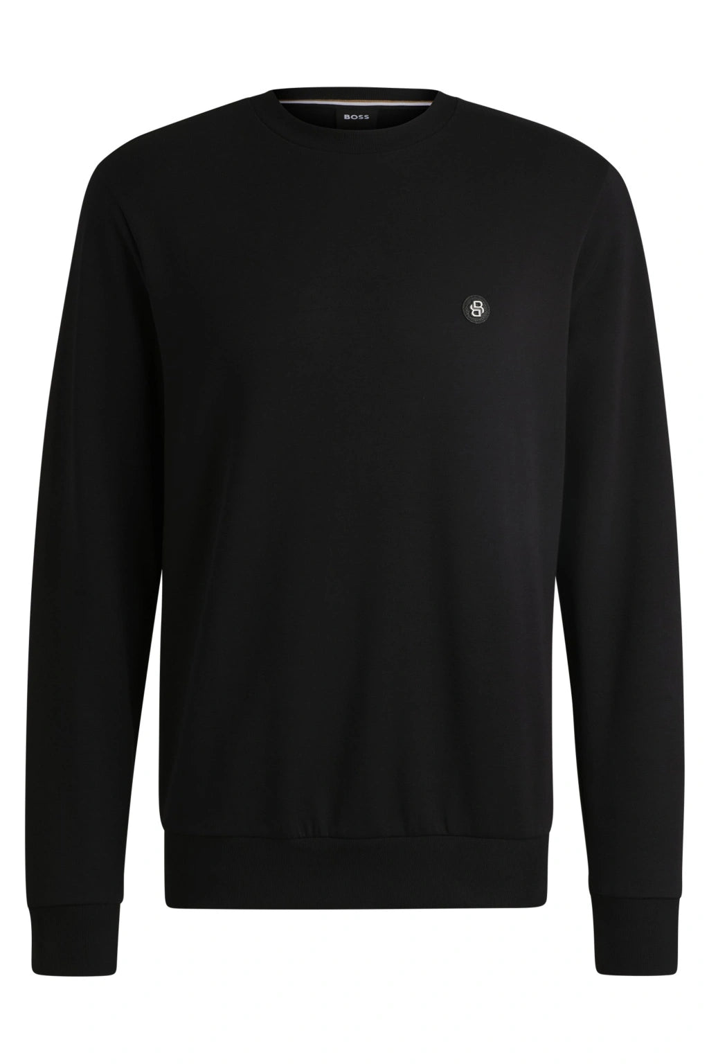 Boss Long Sleeve Logo Sweatshirt - Black