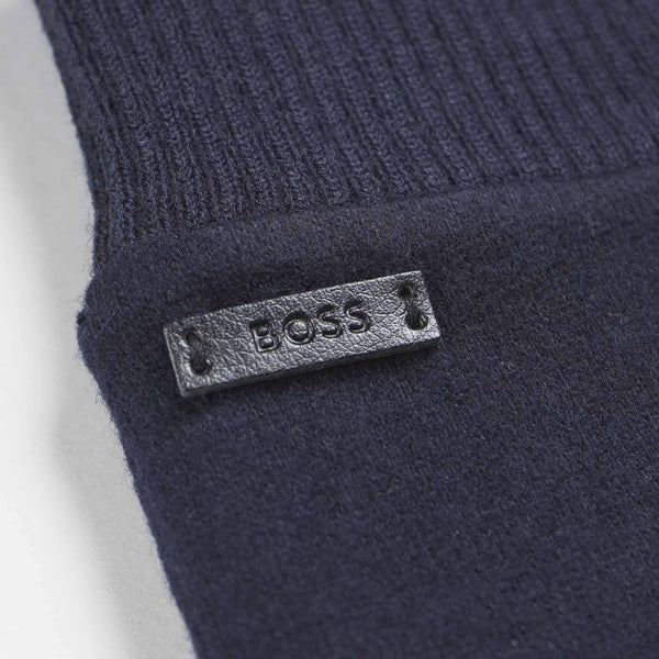 Boss 'Kalsper' Wool Mix Gloves - Blue