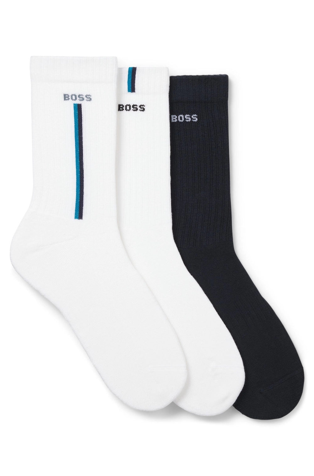 Boss 3 Pack Sports Socks - MULTI