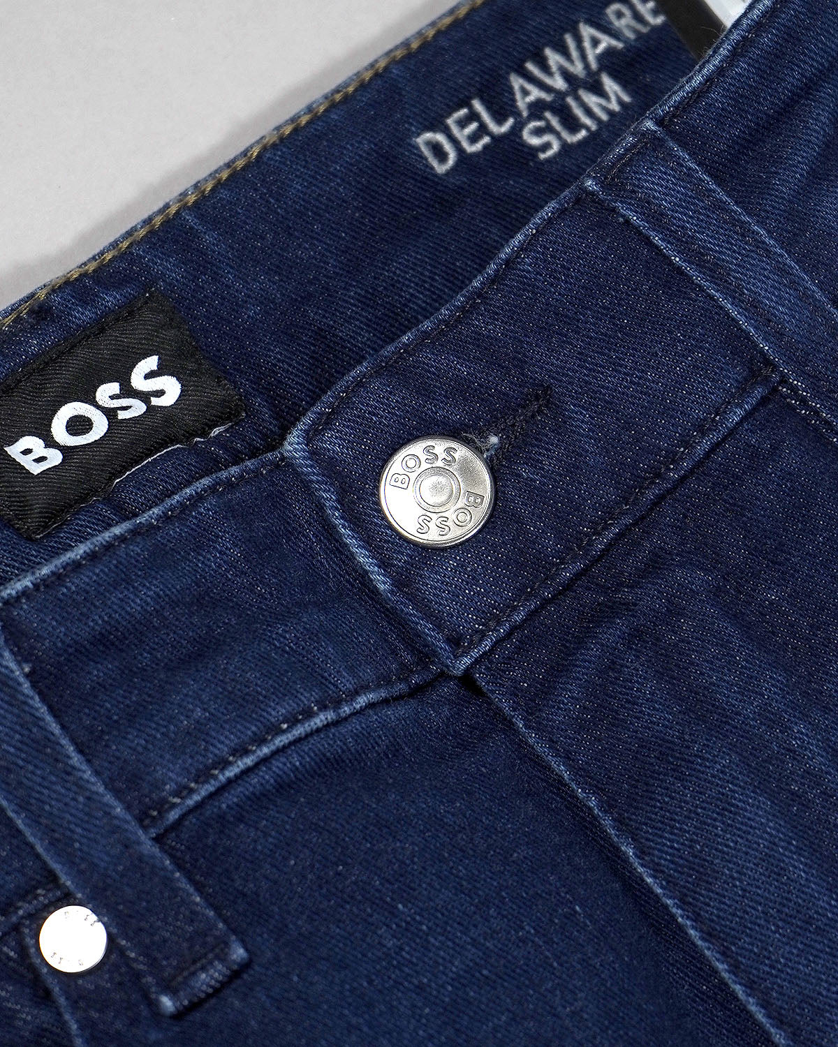 Boss Delaware Slim Fit Jeans - Navy
