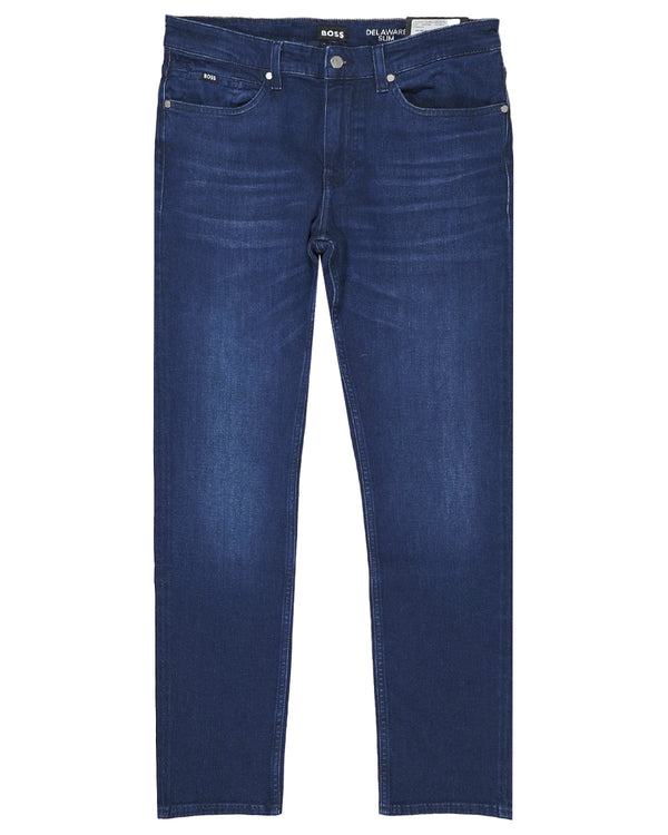 Boss Delaware Slim Fit Jeans - Navy