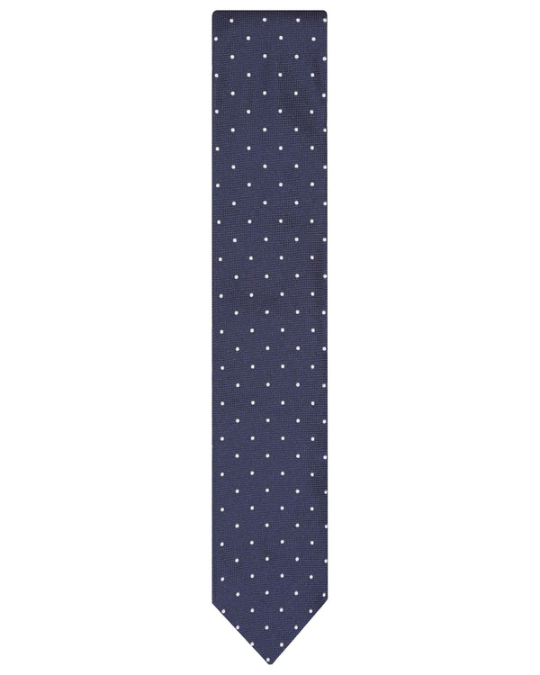 Boss Polka Dot 100% Silk Tie - Turquoise