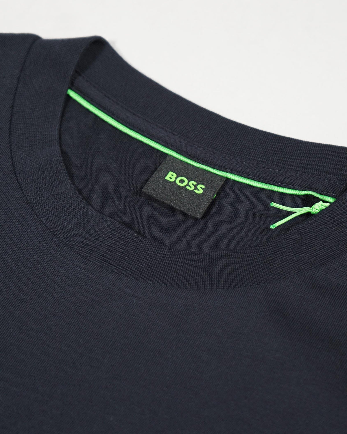 Boss Cotton-jersey T-shirt with 3D logo - Blue