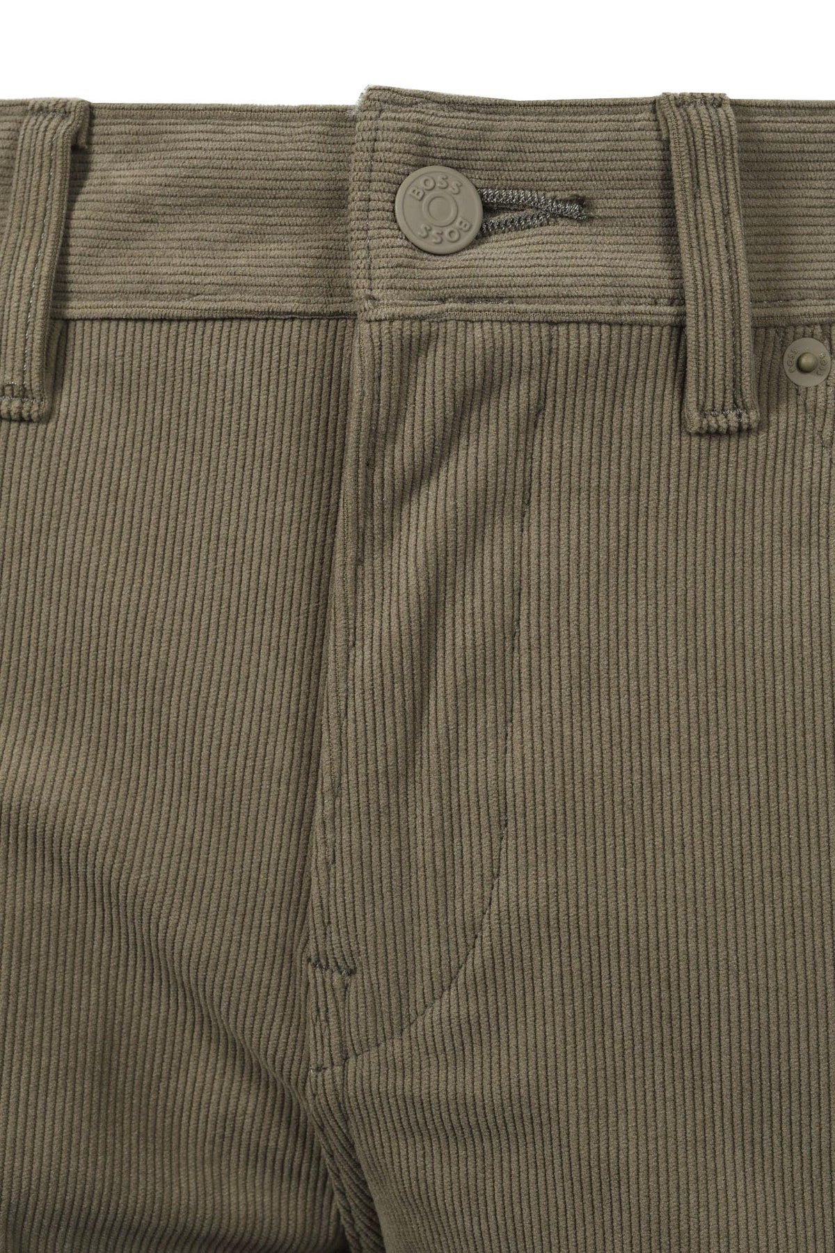 Boss Delaware Corduroy Trousers - Brown