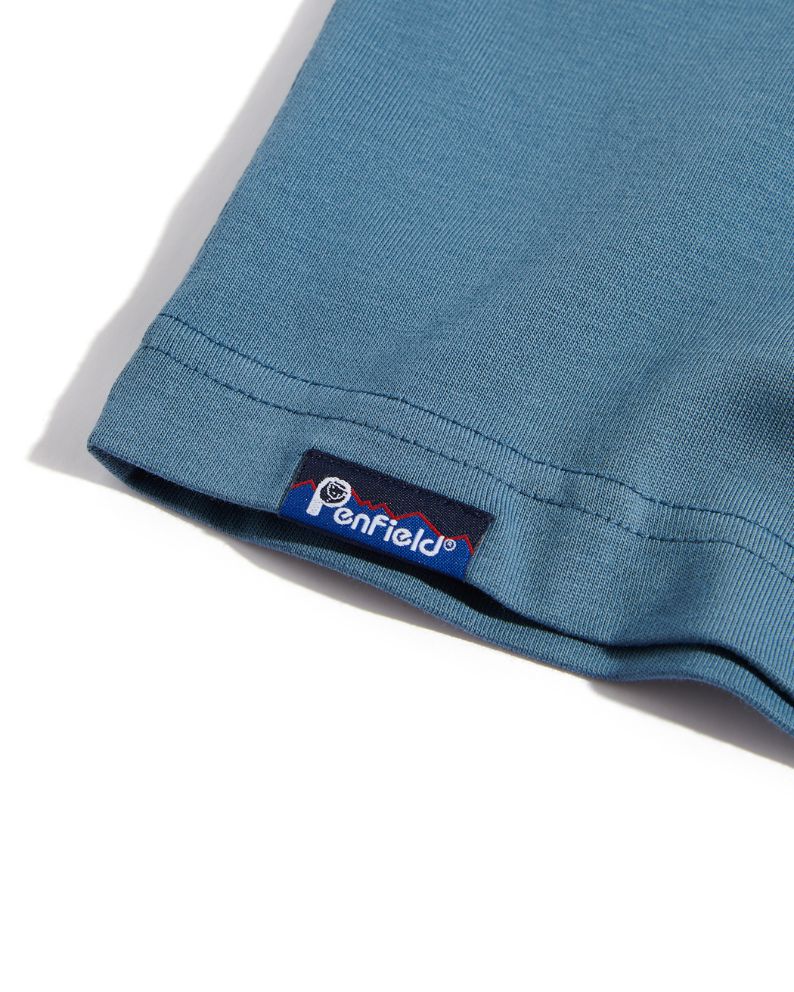 Penfield Block Landscape Graphic T-Shirt - Blue