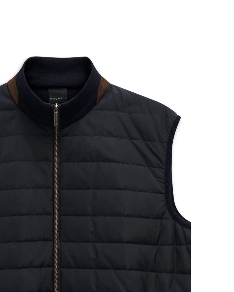 Bugatti Zip Thru Gilet - Navy