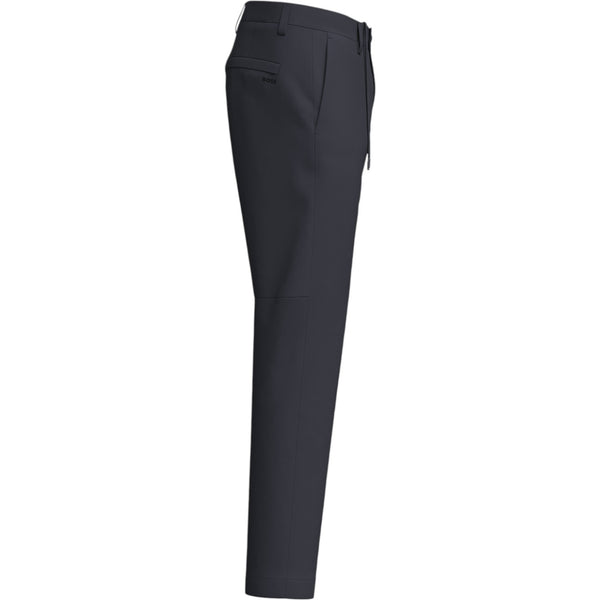 Boss Regular-fit trousers in water-repellent stretch fabric - Navy