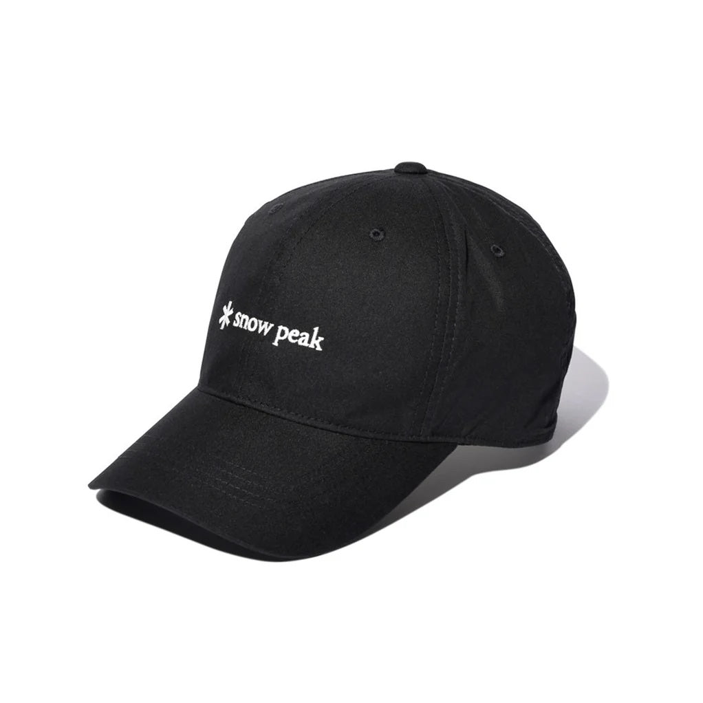 Snow Peak Logo Cap - Black