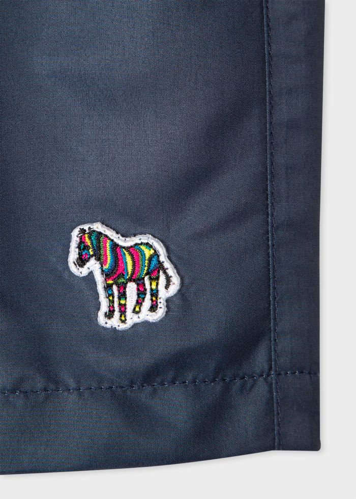 Paul Smith Logo Swim Trunks - Blue
