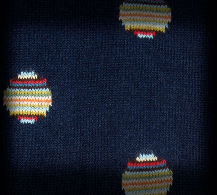 Paul Smith Signature Polka Socks - Navy Blue