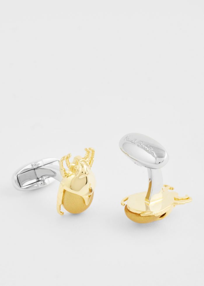 Paul Smith Beetle Cufflinks - Metallic