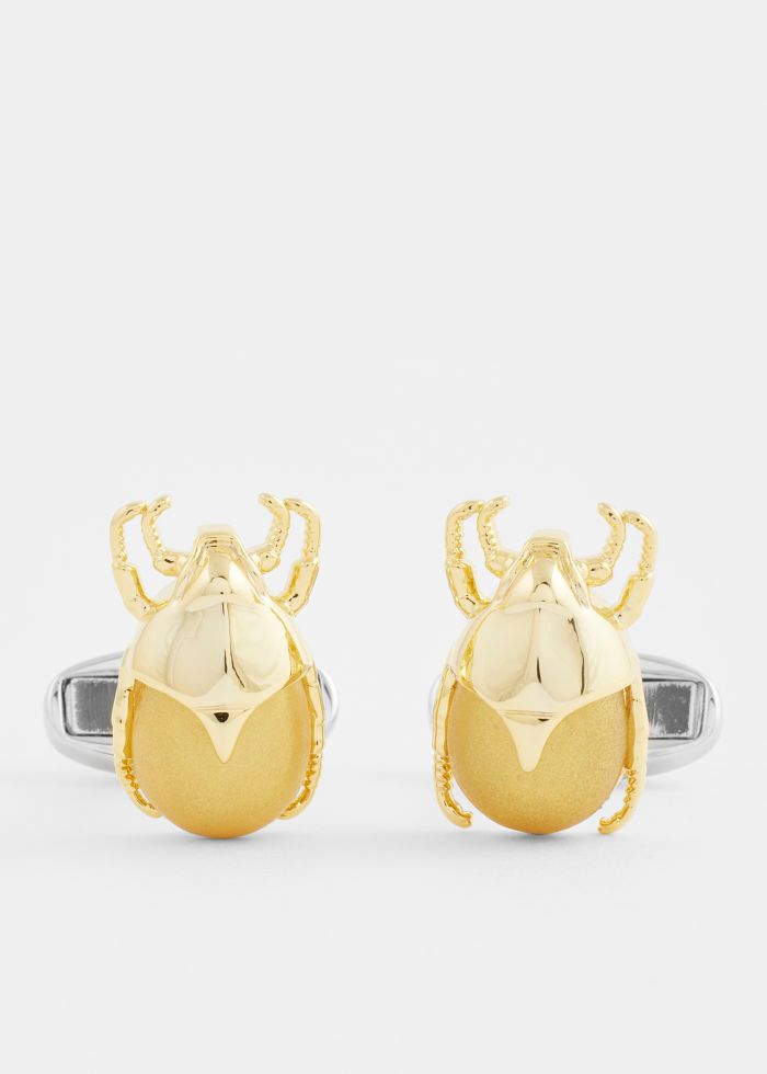 Paul Smith Beetle Cufflinks - Metallic