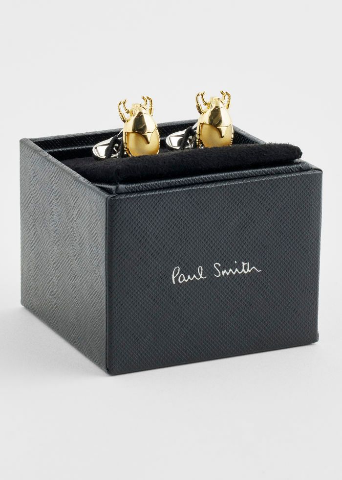 Paul Smith Beetle Cufflinks - Metallic