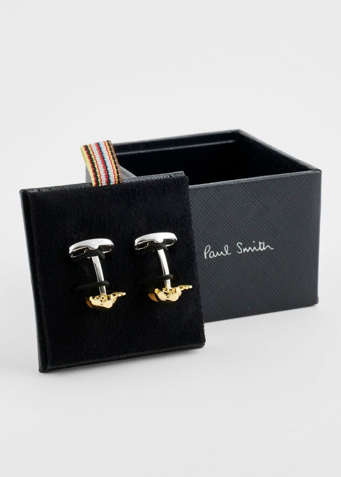 Paul Smith Beetle Cufflinks - Metallic