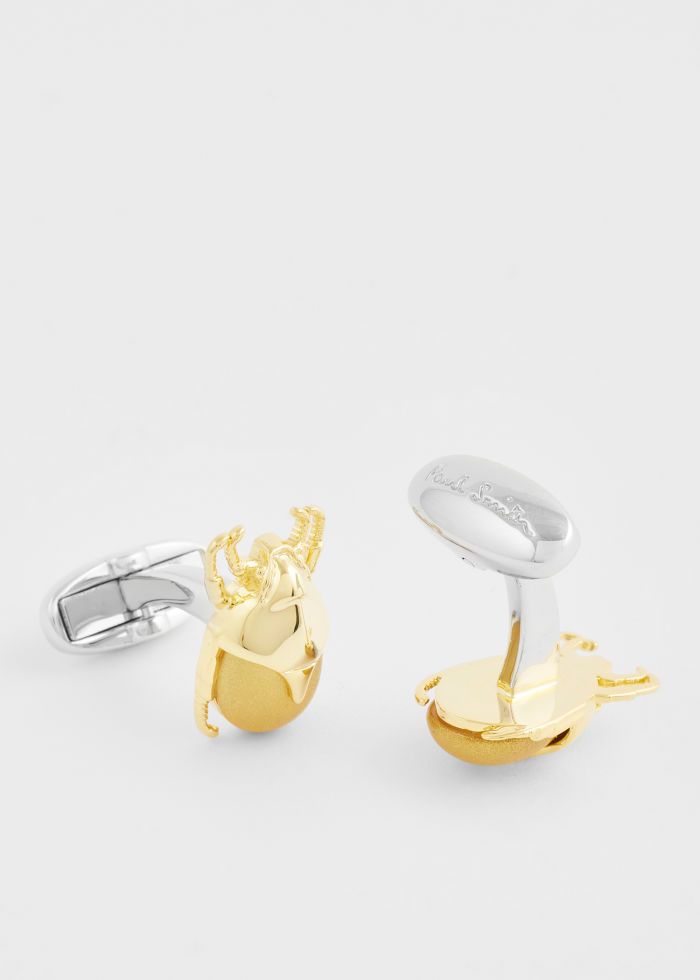 Paul Smith Beetle Cufflinks - Metallic