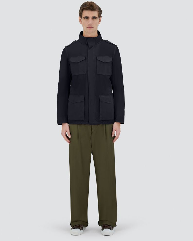 Herno Field Jacket TIGRI - Navy Blue