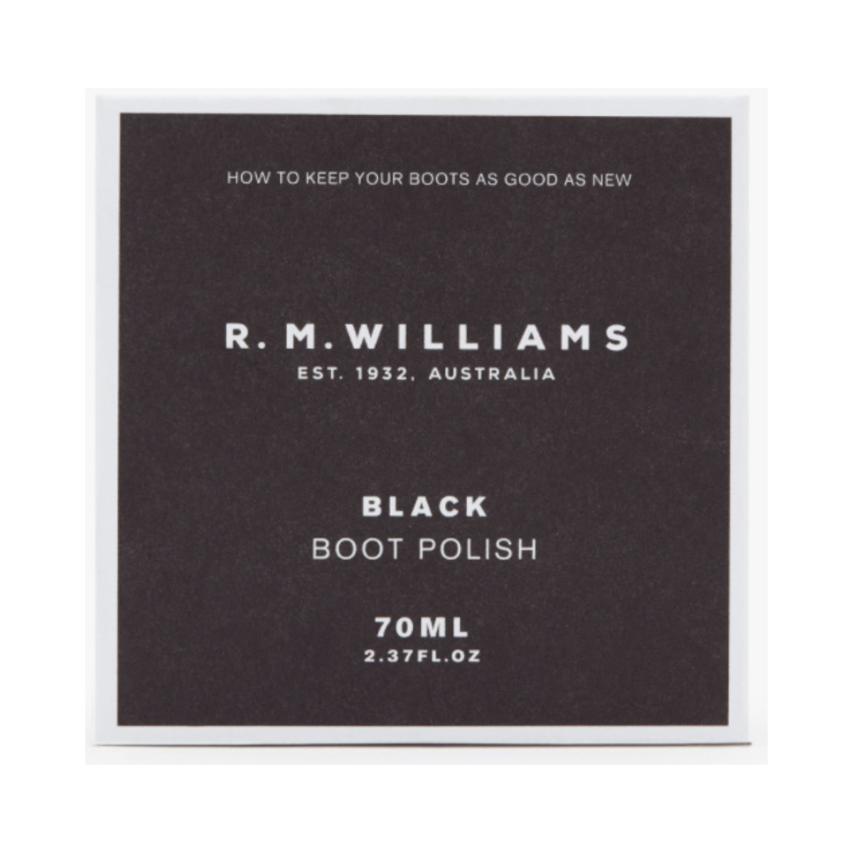 R.M. Williams Stockmans Boot Polish - Black
