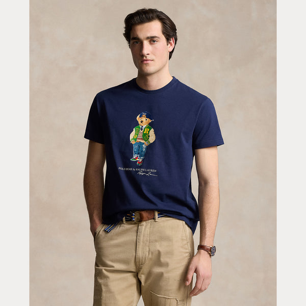 Polo Ralph Lauren Classic Fit Polo Bear Jersey T-Shirt - Navy